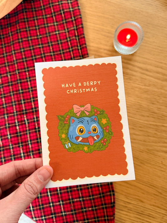 Have a Derpy Christmas – K-Pop Demon Hunters Inspired Card