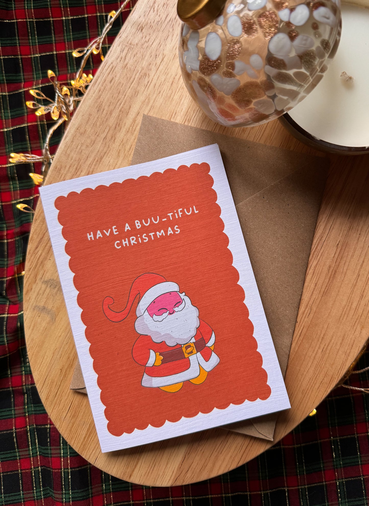 Have a Buu-tiful Christmas β Majin Buu Christmas Card
