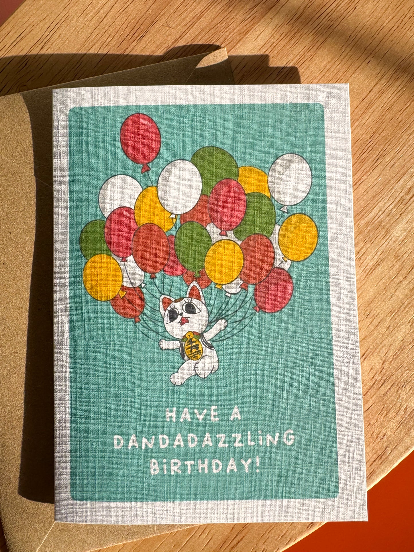 Turbo Granny Birthday Card - "Dandadazzling Birthday with Balloons!" - Dandadan Inspired
