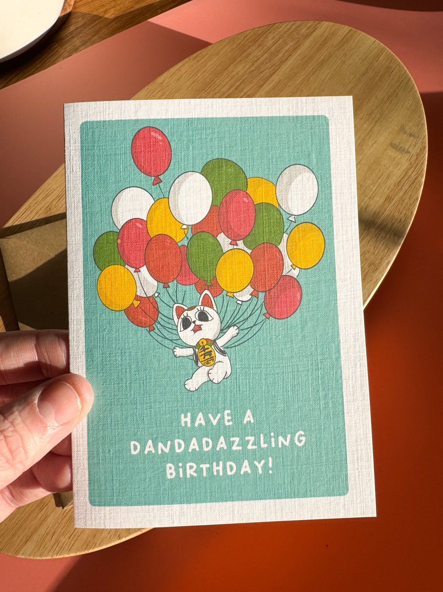 Turbo Granny Birthday Card - "Dandadazzling Birthday with Balloons!" - Dandadan Inspired