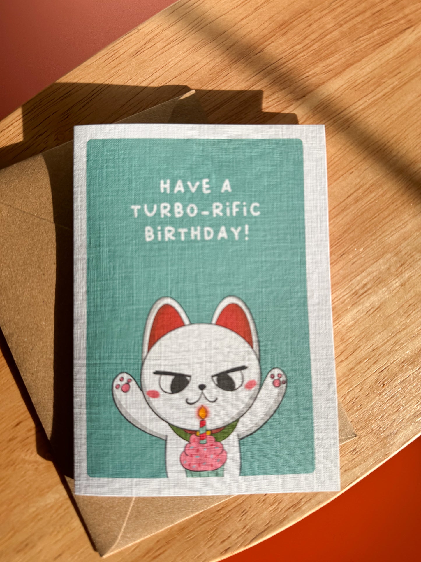 Turbo Granny Birthday Card - "Turbo-rific Birthday!" - Dandadan Inspired
