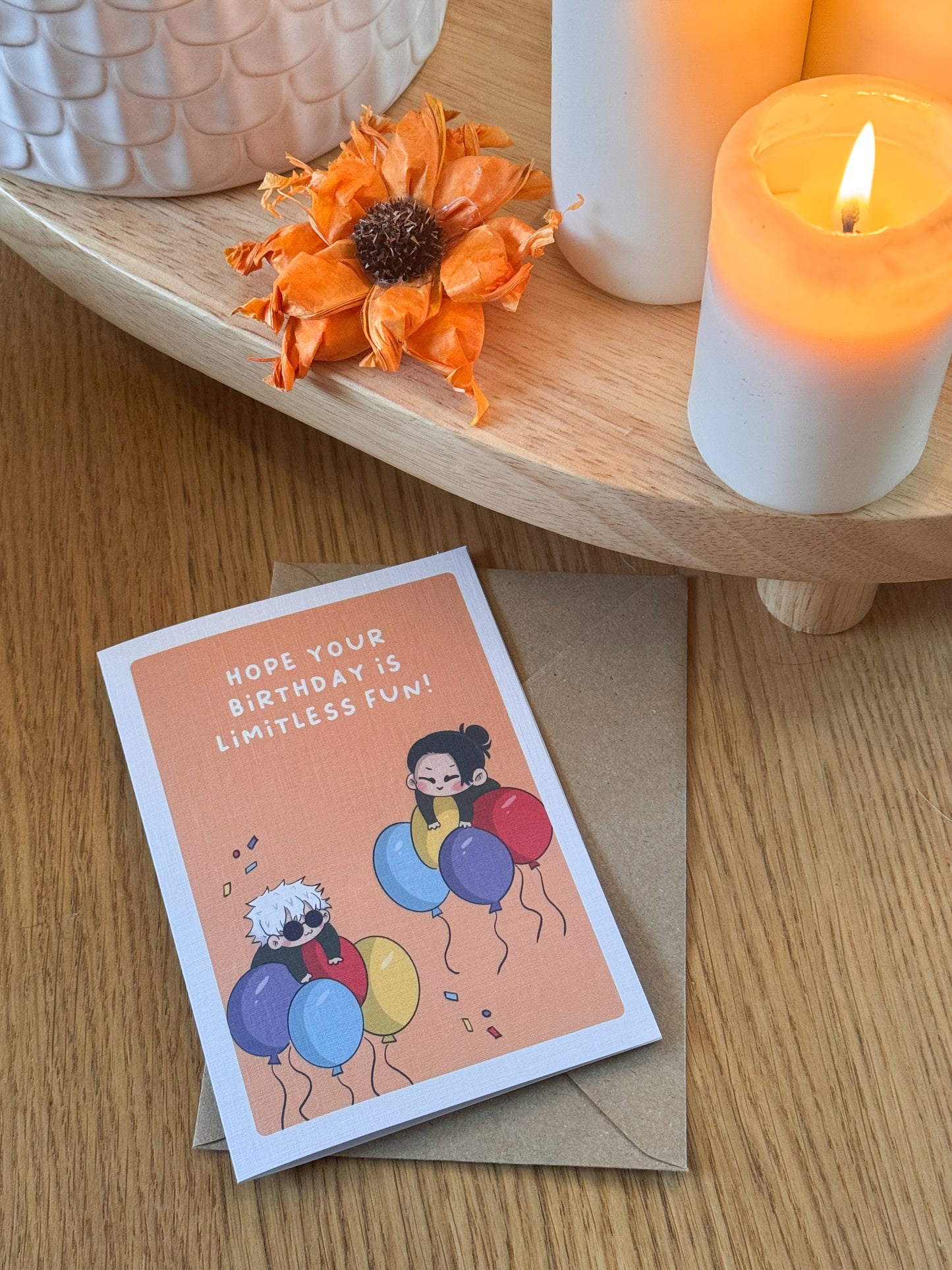 Hope Your Birthday is Limitless Fun – Jujutsu Kaisen Satoru & Geto Greeting Card