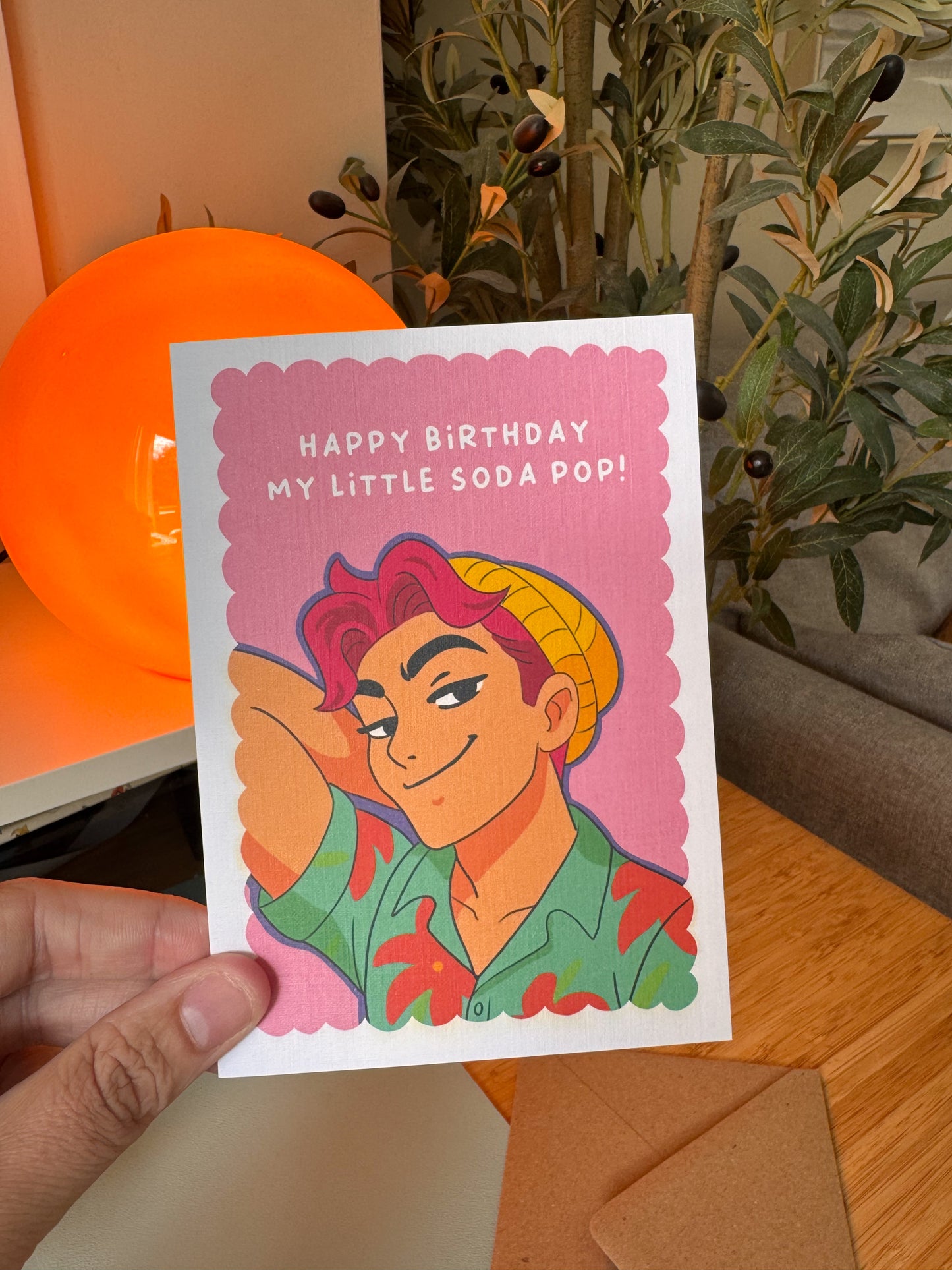 Happy Birthday, My Little Soda Pop! - K-Pop Demon Hunters Birthday Card - Abby Saja