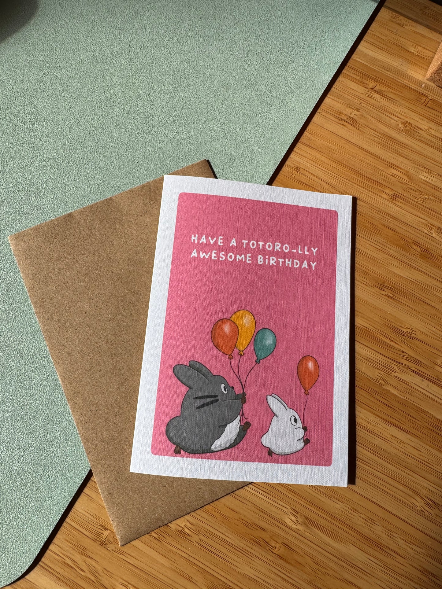 Have a Totoro-lly Awesome Birthday! - Studio Ghibli Inspired Card