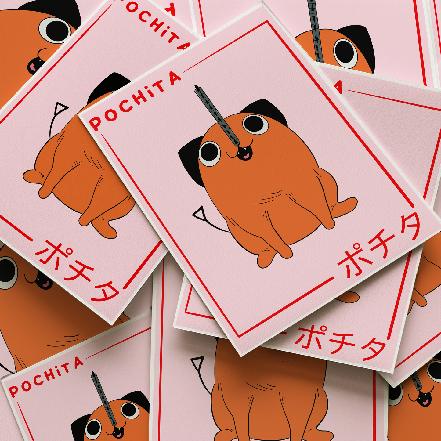 Little Bu Art Print - "Pochita" | Chainsaw Man Anime Character | Japanese Manga Wall Art