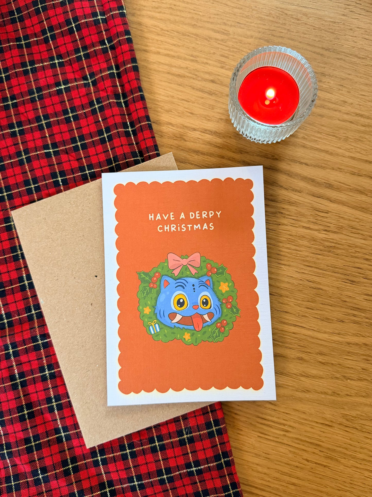 Have a Derpy Christmas – K-Pop Demon Hunters Inspired Card