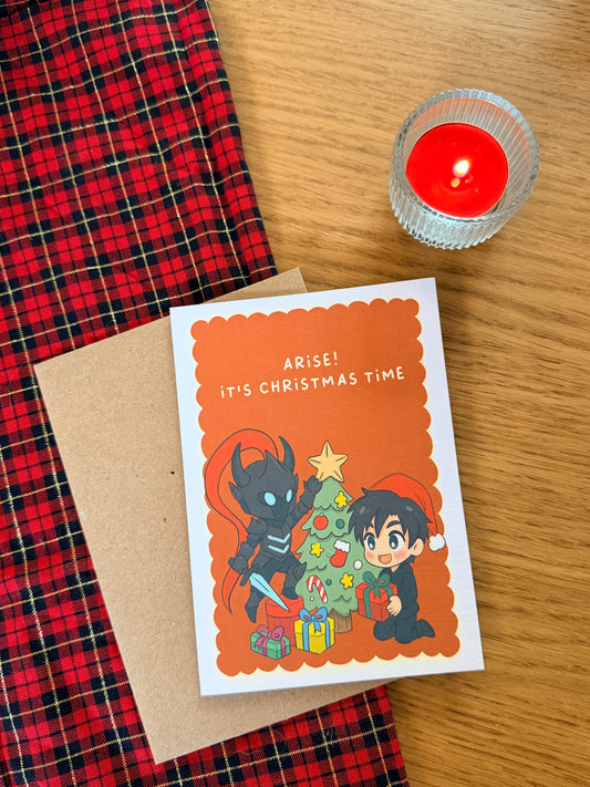 Arise! It’s Christmas Time – Solo Leveling Inspired Anime Card
