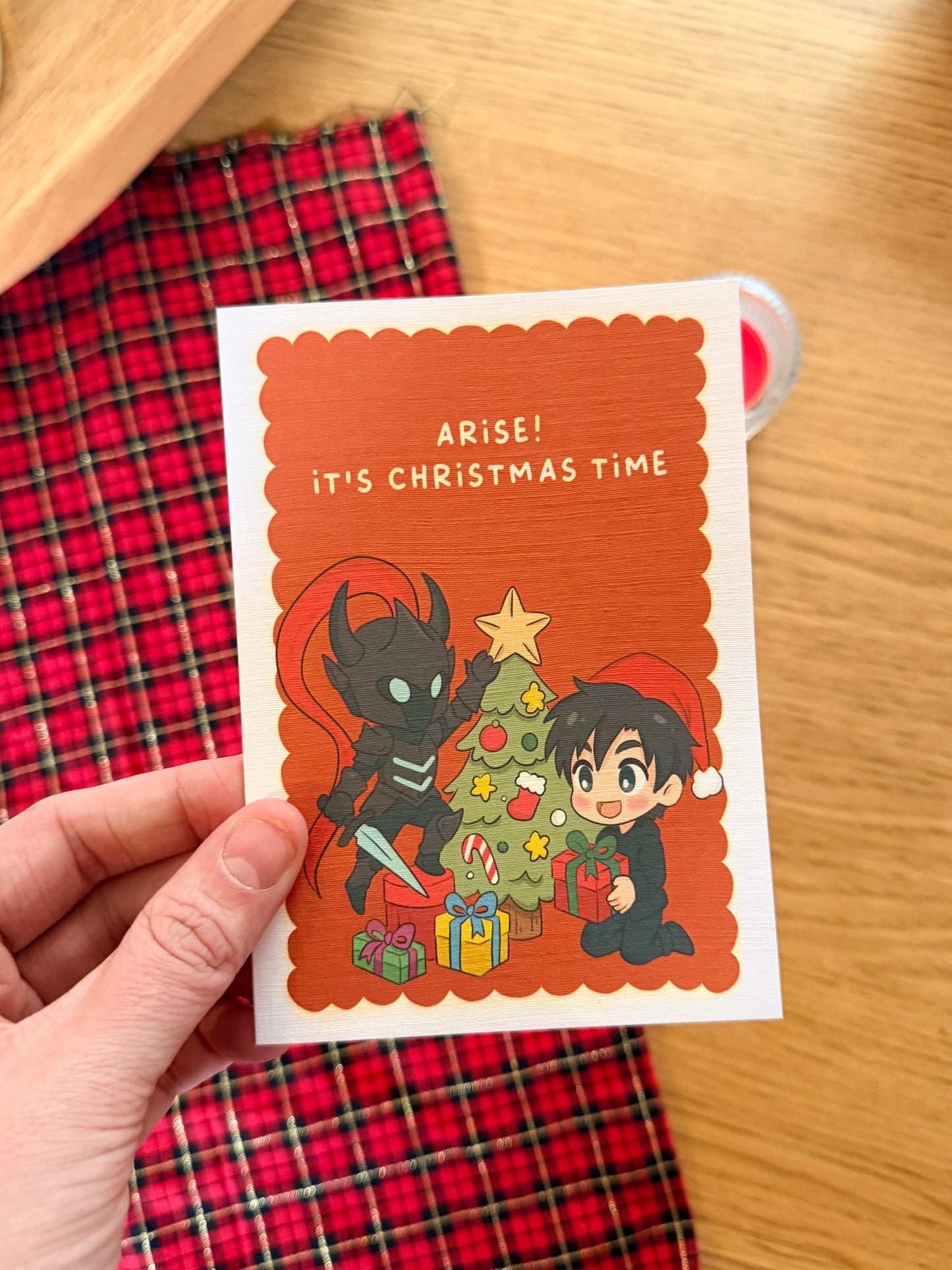 Arise! It’s Christmas Time – Solo Leveling Inspired Anime Card