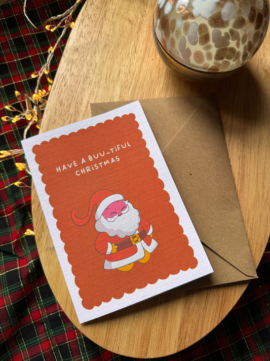 Have a Buu-tiful Christmas – Majin Buu Christmas Card
