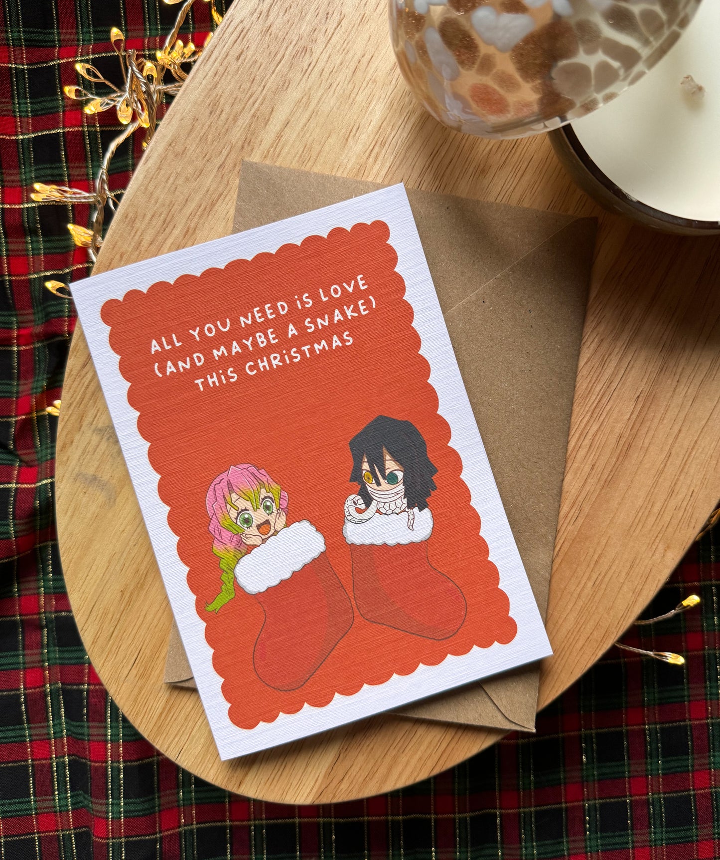 All You Need Is Love (and Maybe a Snake) This Christmas – Demon Slayer Anime Card