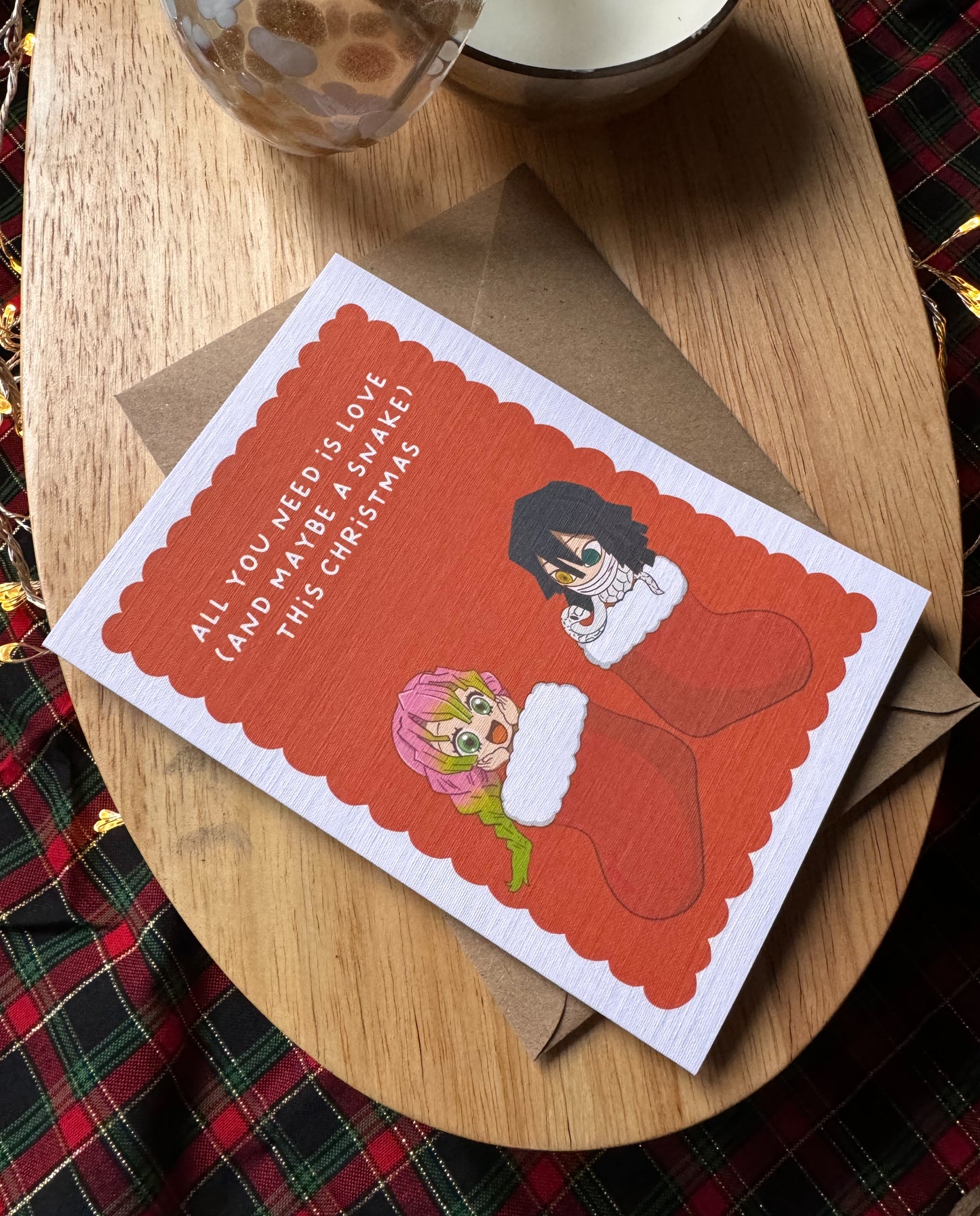 All You Need Is Love (and Maybe a Snake) This Christmas – Demon Slayer Anime Card