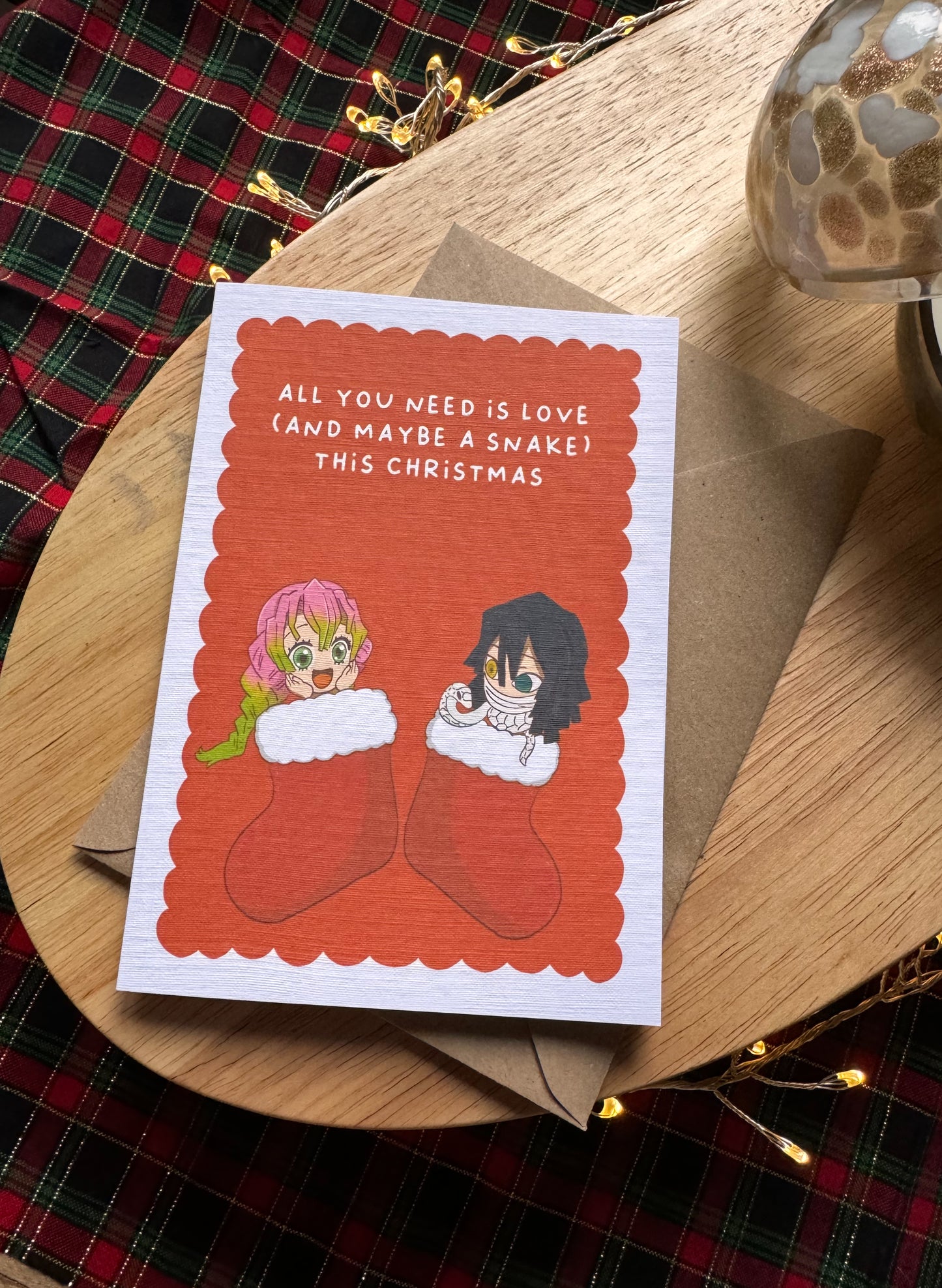 All You Need Is Love (and Maybe a Snake) This Christmas – Demon Slayer Anime Card