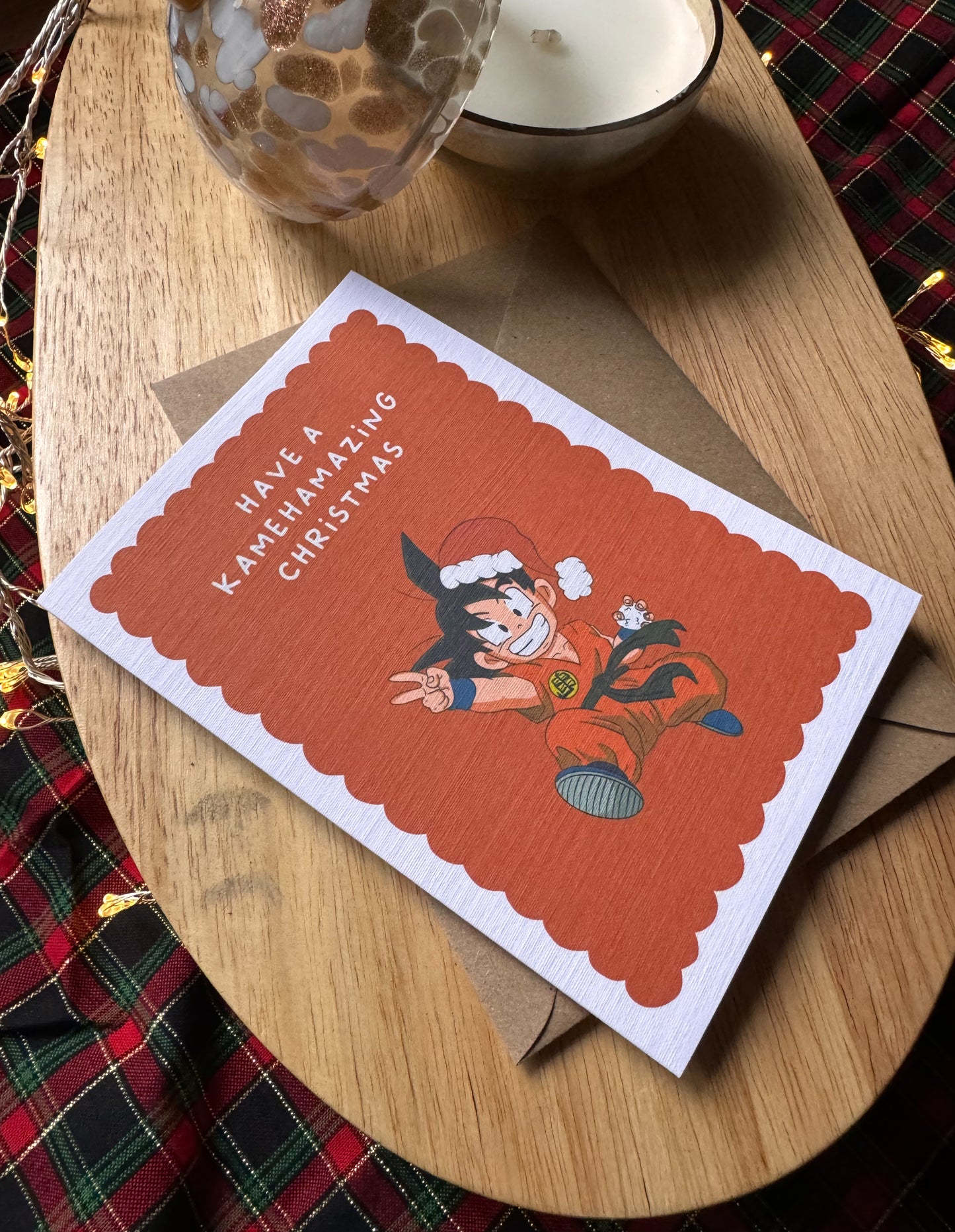 Have a Kamehamazing Christmas – Dragon Ball Z Inspired Card