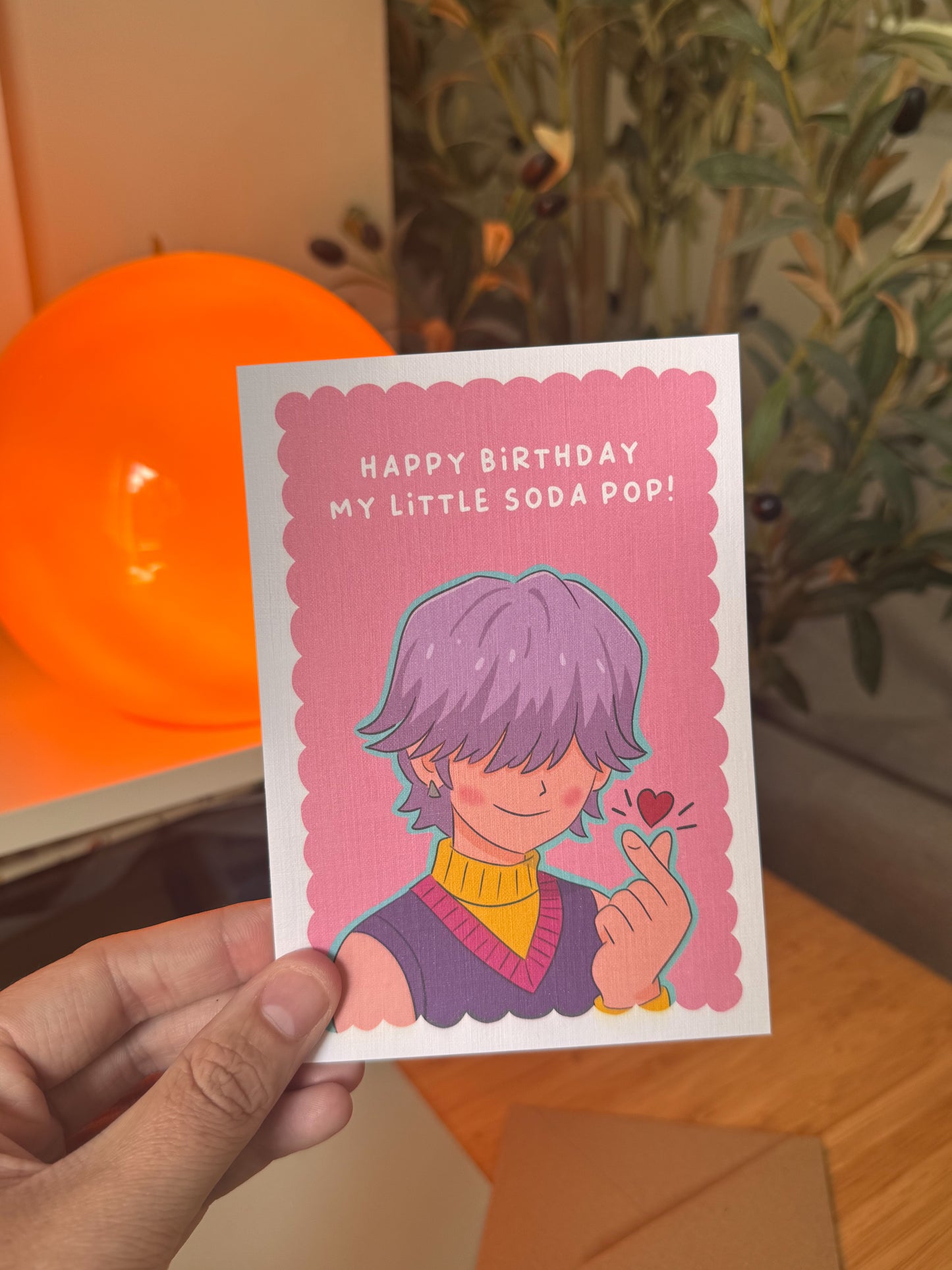 Happy Birthday, My Little Soda Pop! - K-Pop Demon Hunters Birthday Card - Mystery Saja