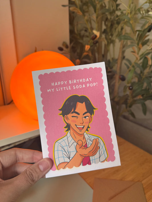 Happy Birthday, My Little Soda Pop! - K-Pop Demon Hunters Birthday Card - Jinu Saja